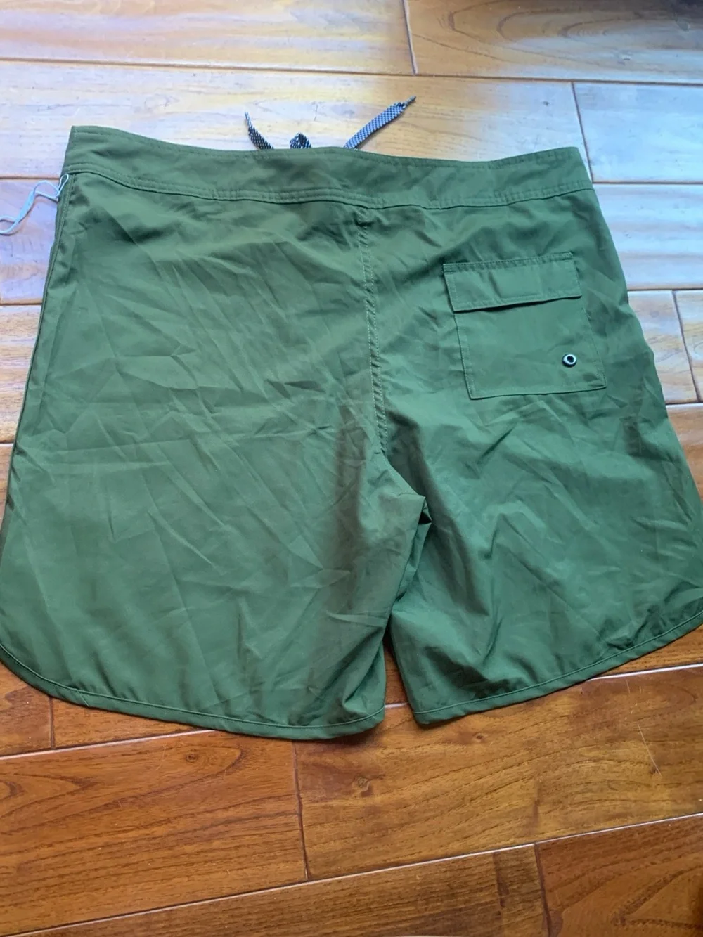 New OF ONE SEA Boardshorts Men's 38 Olive Green Swim Trunks Recycled Plastic